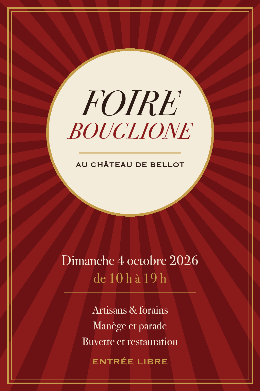 Affiche de l’événement